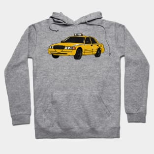 Taxi cartoon illustration Hoodie